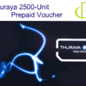 Thuraya 2500 Units Scratch Code