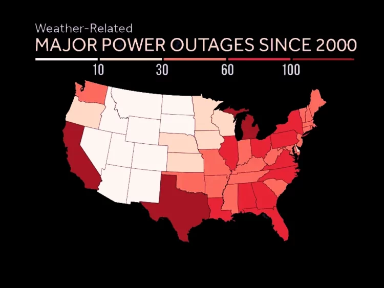 Where power outages happen