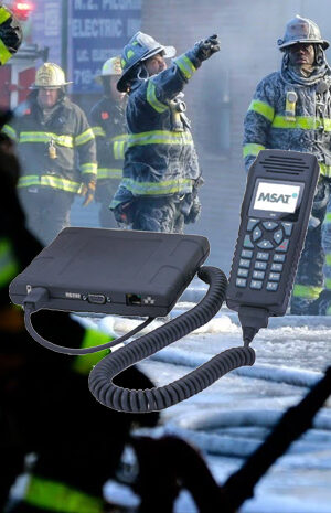 MSATe transceiver and handset radio